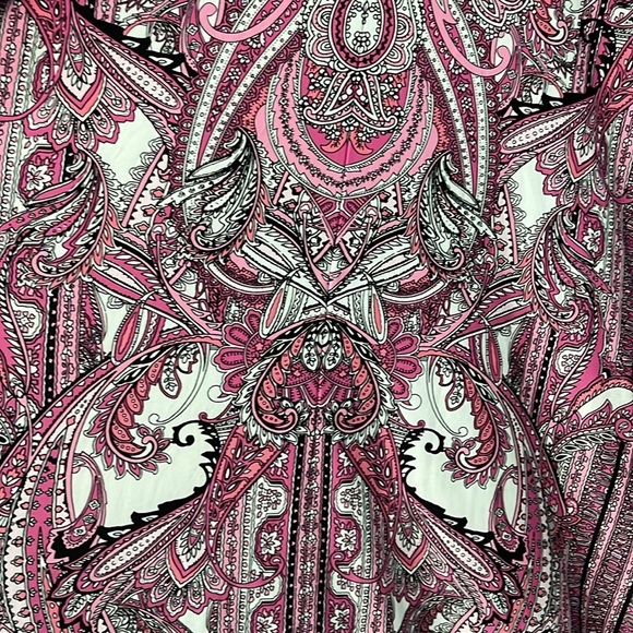 INC International Concepts Pink and Black Maxi Dress - Picture 5 of 5